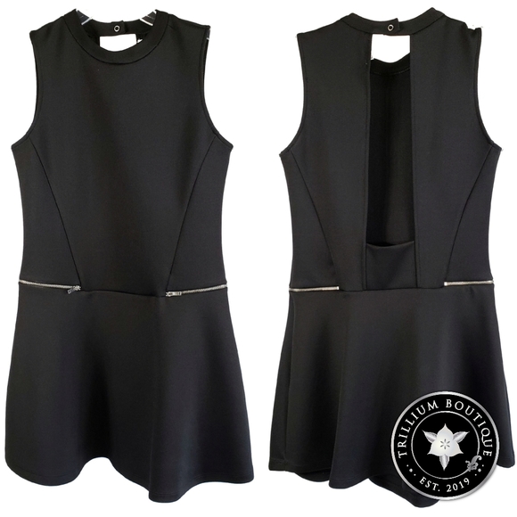 Zara Dresses & Skirts - ZARA TRAFALUC Women's Zipper Mini Dress, Medium